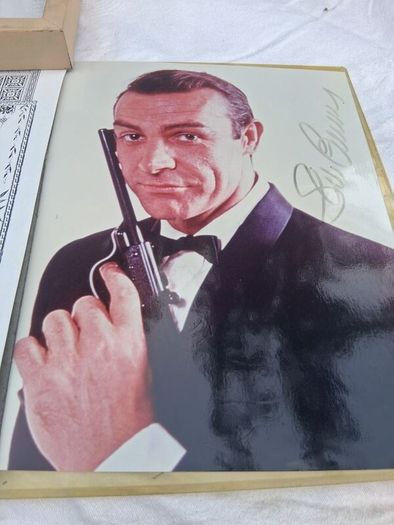 Sean Connery Signed photo(With C.O.A)