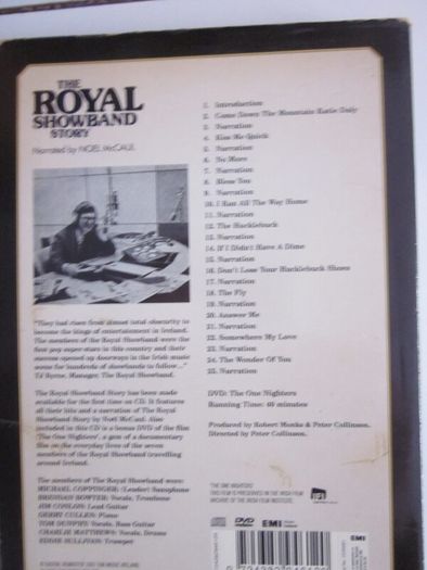 The Royal Showband Story DVD & CD Irish Showbands.