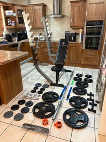 Impulse Commercial Squat Rack, And Olympic Weightlifting Set, Rack Alone Is 975 Euro New!!!