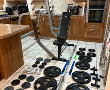 Impulse Commercial Squat Rack, And Olympic Weightlifting Set, Rack Alone Is 975 Euro New!!!