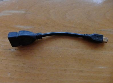 Usb On-the-go Otg Cable - Mini B Usb