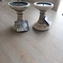 Last pair of wooden candlesticks Image 2