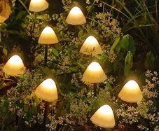 Solar Garden Lights Outdoor, Solar Mushroom Lights LED Waterproof Garden Stake Lights Decorative Pathway Landscape Lighting Ornaments for Patio Yard Lawn Backyard Wedding Party (FREE POSTAGE)