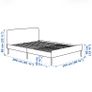 IKEA King bed frame Image 6