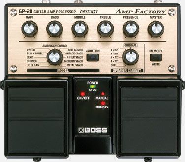 BOSS GP-20 Amp Factory.