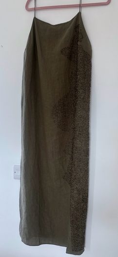 Massimo Dutti beaded midi dress