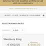 1 Night Westbury Hotel Dinner, Wine and Breakfast Image 3