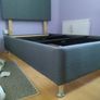 Small double bed with mattress Image 2