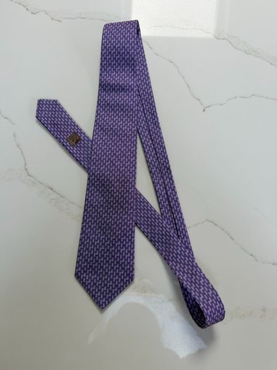 Hermes silk tie