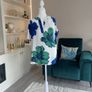 Ladies V-Neck Blue and Green Flower Print Top from Jasper Conran Image 3