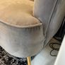 Velvet grey sofa Image 2