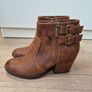 Tan leather boots Image 2
