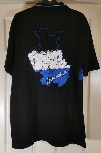 Arminia Bielefeld Jersey Black Blue DSC German Football Polo Shirt New w Tags