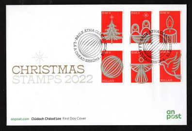 2022 Ireland Christmas Commemorative Stamps An Post First Day Cover (FDC)