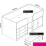 BARGAIN!!! Kids cabin bed bunk bed Image 3