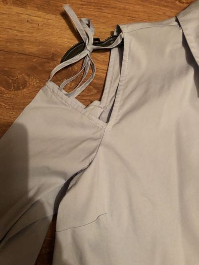 Blue Cold Shoulder Blouse BNWT NEW LOOK