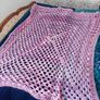 crochet pastel throw Image 3