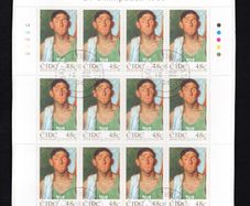 2006 Ireland 50th Anniversary of Ronnie Delany's Olympic Gold Medal Commemorative Stamp Sheetlet Fine CDS Used with Dublin cancel of 16th August 2006 (First day of issue)