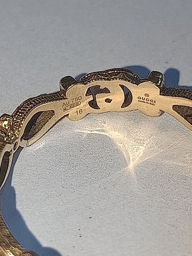 18k gold Gucci ring