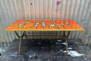 mid century retro vintage kitsch coffeetable for repair c1960