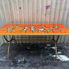 mid century retro vintage kitsch coffeetable for repair c1960