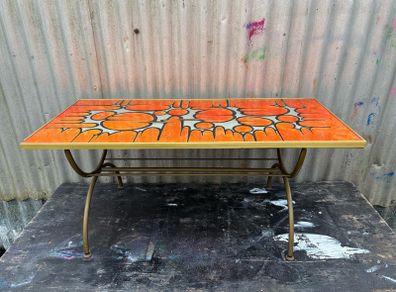 mid century retro vintage kitsch coffeetable for repair c1960