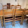 Dining table and chairs Image 2