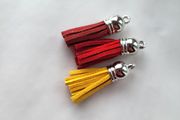 Faux leather tassel for making jewelry and other crafts 3pcs NEW