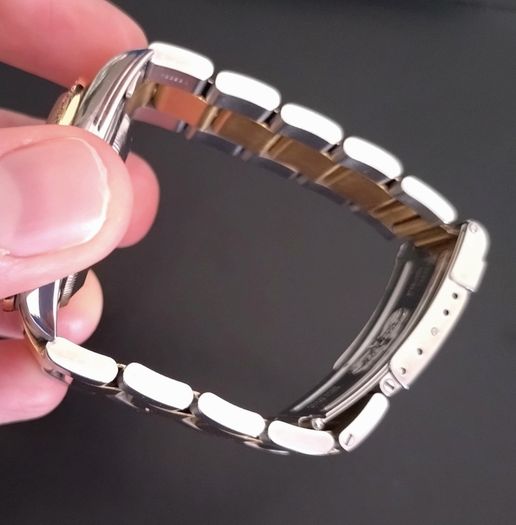 Rolex Oyster DateJust 18ct & S/S Diamond Watch