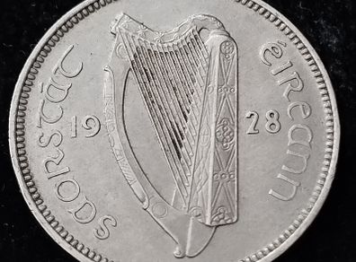 Ireland - 1928 - 6 Pence - Wolfhound - KM.5 - [794]