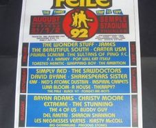 Feile Festival Ireland 1992 Concert Poster Repro (The Third Trip To Tipp)
