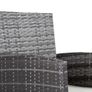 Lakeside 4 Seater Rattan Garden Furniture Set Outdoor Sofa & Armchairs with Table Patio Terrace Ireland Image 3