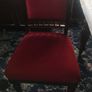 antique table and 6 velvet chairs Image 5