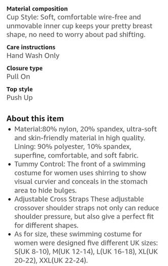 Womens swimsuit