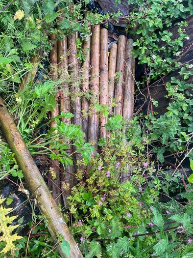 wooden posts