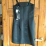 Black Frank Lynam dress with white detail Size 10 NEW Image 2