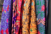 Hand embroidered Suzani Bedspreads / Throws (various colours)