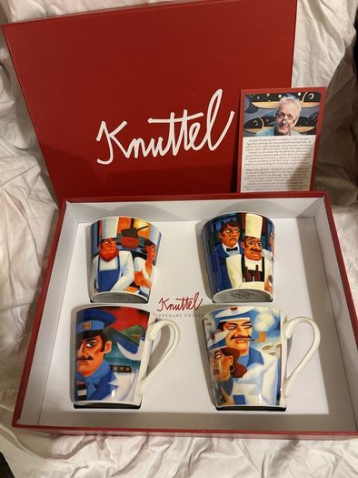 Graham Knuttell for Tipperary Crystal mugs