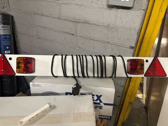 trailer board with lights 6m cable