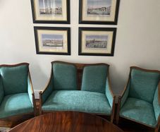 Restored Edwardian Sofa & 2 armchairs