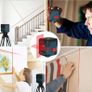 Laser Level, Self-leveling Horizontal and Vertical Cross Line Laser with Magnetic Mount Base and Carrying Pouch, USB Cable Included Image 3