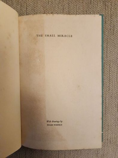Paul Gallico books. Flowers  for Mrs Harris, Thomasina, and The small miracle. All hardback with dustjacket in good condition. Thomasina is a first edition.35