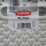 Curver Your Style Large Retangular Basket 18 Litre - White Image 2