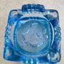 Vintage Art Deco Cobalt Blue Ashtray. Image 7