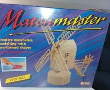 Vintage Match Master Post Mill Windmill Still Sealed 1996 Complete