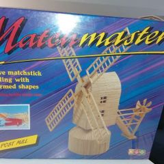 Vintage Match Master Post Mill Windmill Still Sealed 1996 Complete