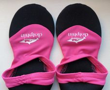 Girls Pink Swim Socks 30-31