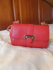 Aspinal of London Small Lottie Bag in RED