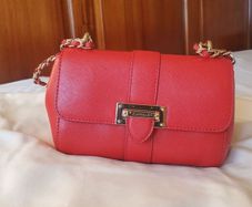 Aspinal of London Small Lottie Bag in RED