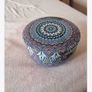 Boho Style Scented Candle with Flower Petals - ideal for meditation, altars and home spa & relaxing baths Image 2